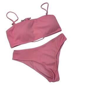 ZAFUL WOMEN STRAPLESS BIKINI SET SIZE LARGE BRAND NEW WITH TAGS